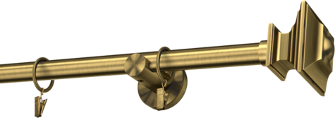 Karnisze metalowe Ø25
