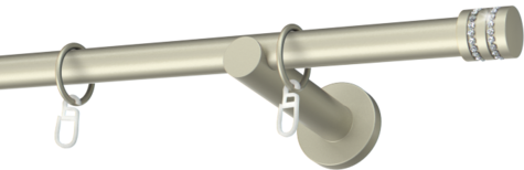Karnisze metalowe Ø25