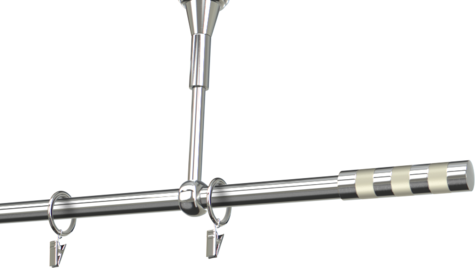 Karnisze metalowe Ø25