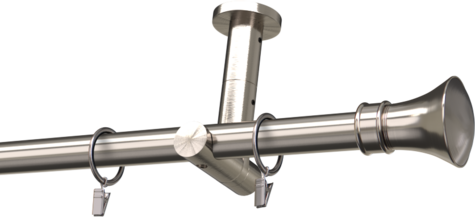 Karnisze metalowe Ø25