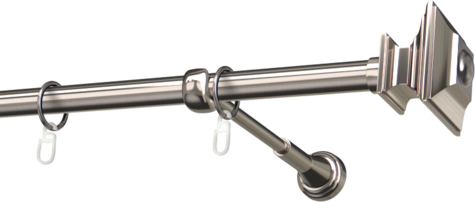 Karnisze metalowe Ø25