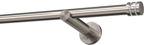Karnisze metalowe Ø25