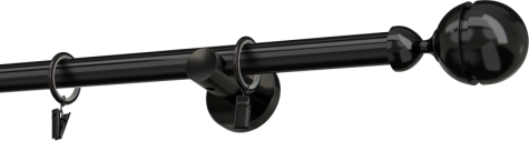 Karnisze metalowe Ø25