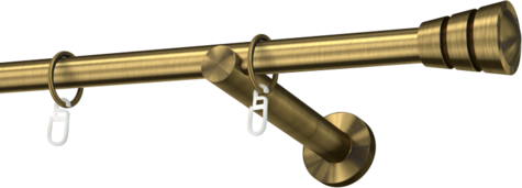Karnisze metalowe Ø25