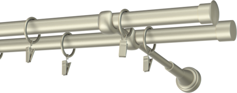 Karnisze metalowe Ø25
