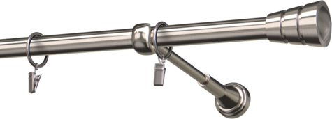Karnisze metalowe Ø25