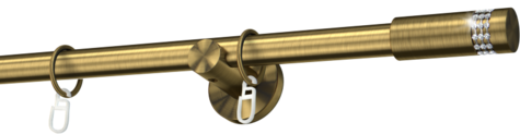 Karnisze metalowe Ø25