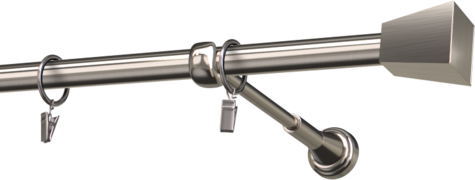 Karnisze metalowe Ø25