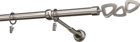 Karnisze metalowe Ø25