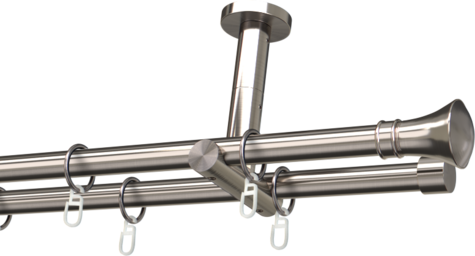 Karnisze metalowe Ø25