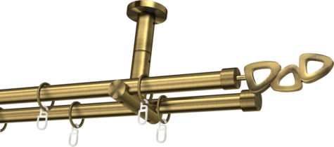 Karnisze metalowe Ø25