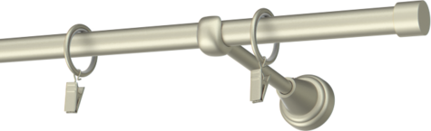 Karnisze metalowe Ø25