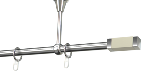 Karnisze metalowe Ø25