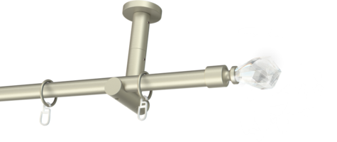 Karnisze metalowe Ø25