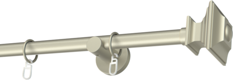 Karnisze metalowe Ø25