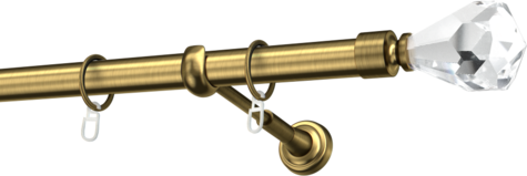 Karnisze metalowe Ø25