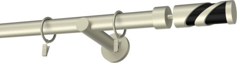 Karnisze metalowe Ø25