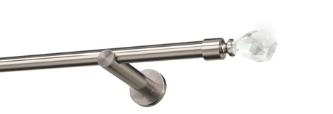 Karnisze metalowe Ø25