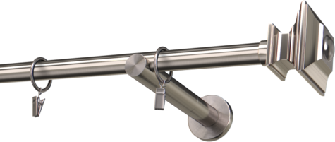 Karnisze metalowe Ø25