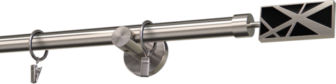 Karnisze metalowe Ø25