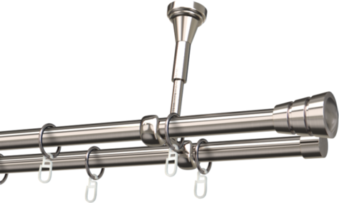 Karnisze metalowe Ø25