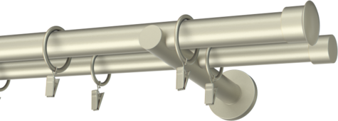 Karnisze metalowe Ø25