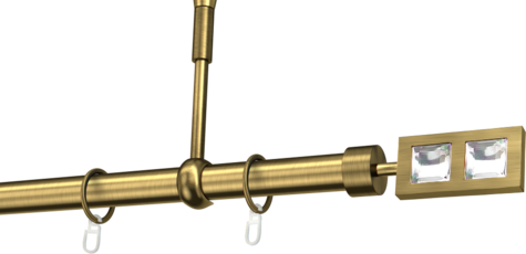 Karnisze metalowe Ø25