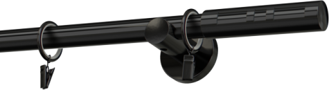 Karnisze metalowe Ø25