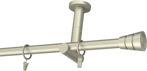 Karnisze metalowe Ø25