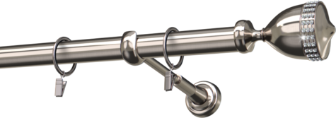 Karnisze metalowe Ø25