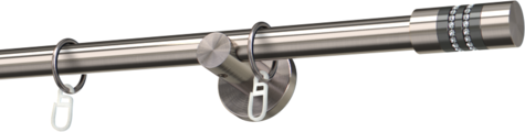 Karnisze metalowe Ø25