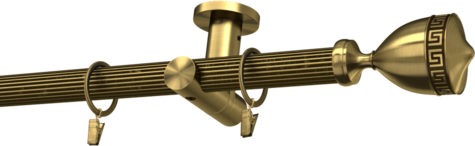 Karnisze metalowe Ø25