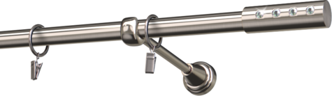 Karnisze metalowe Ø25