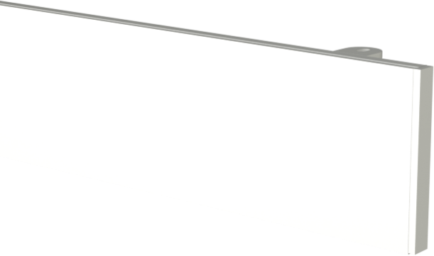 Maskownica aluminiowa biała