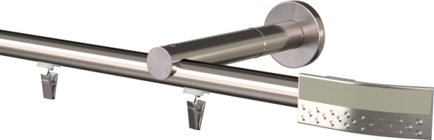 Karnisz pojedynczy szynowy Inspire