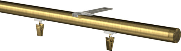 Szyna sufitowa jednotorowa okrągła - mosiądz antyczny