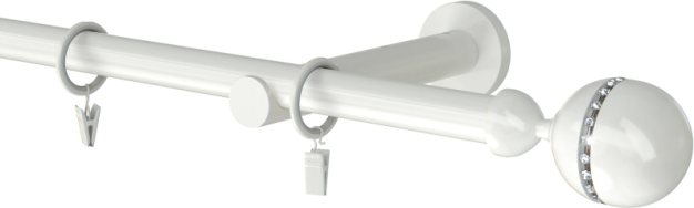 Karnisz metalowy 19mm Corso cristal