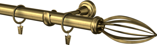 Karnisz metalowy pojedynczy fi25mm Pantheon