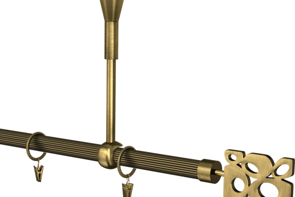 Karnisz sufitowy pojedynczy 19mm  Doxa