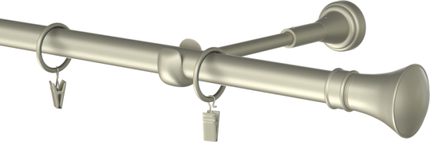 Karnisz pojedynczy metalowy Colosseo