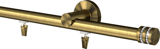 Karnisz pojedynczy szynowy Vesta