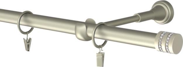 Karnisz pojedynczy metalowy Vesta