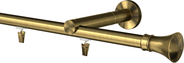 Karnisz pojedynczy szynowy Colosseo