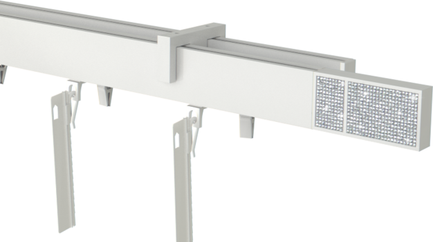 Karnisz sufitowy pojedynczy Ava