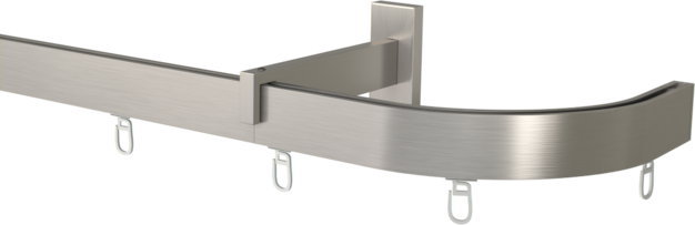 Karnisz pojedynczy apartamentowy z łukiem