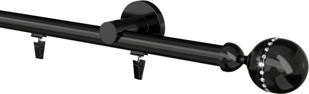 Karnisz pojedynczy przesuwny Corso cristal