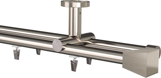 Karnisz sufitowy podwójny Velia