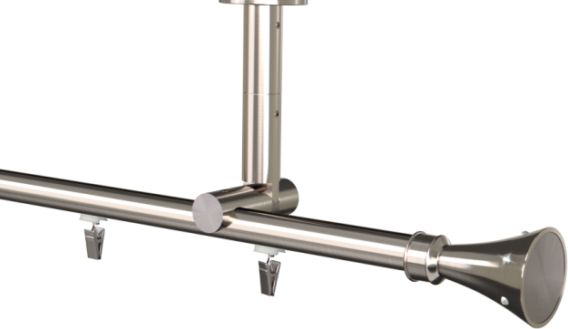 Karnisz sufitowy pojedynczy szynowy  Daphne