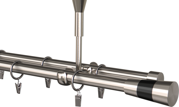 karnisz Valleo czarna 