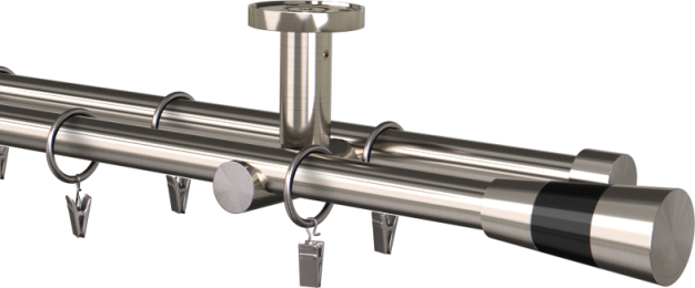 karnisz Valleo czarna 